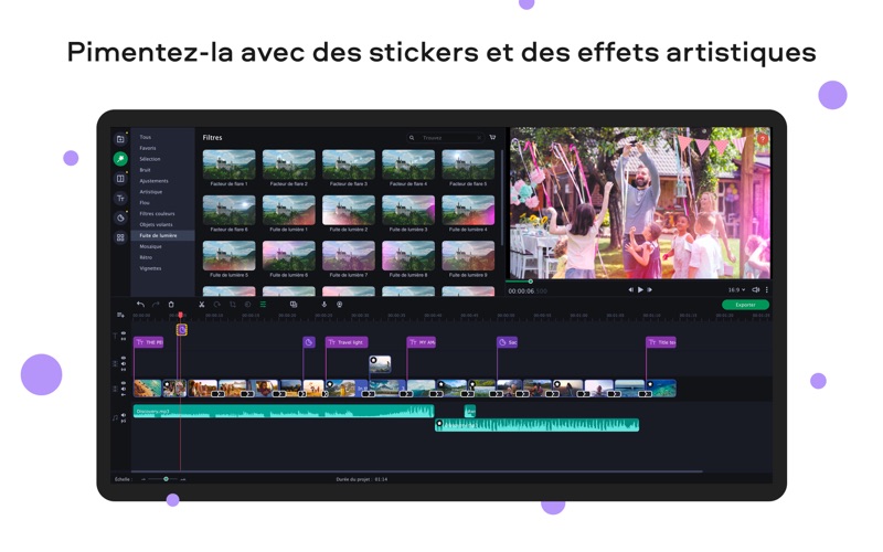 Screenshot #3 pour Movavi Slideshow Maker