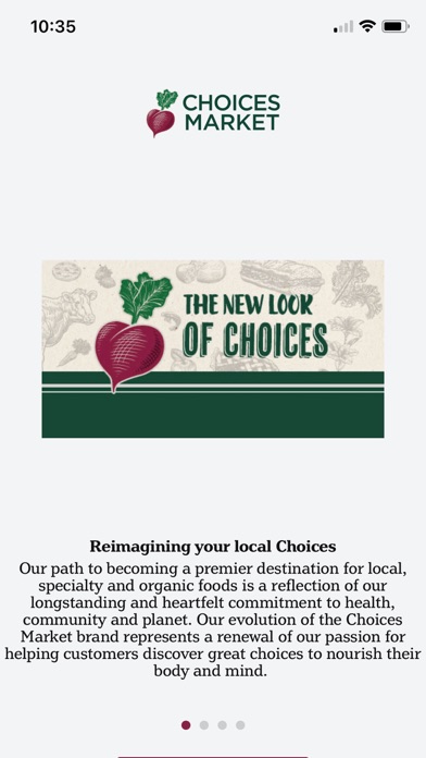 Choices Markets Screenshot