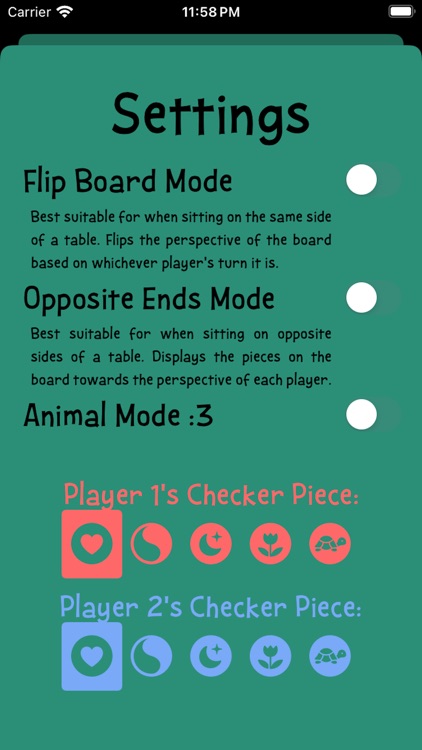 CheckersVs Modes