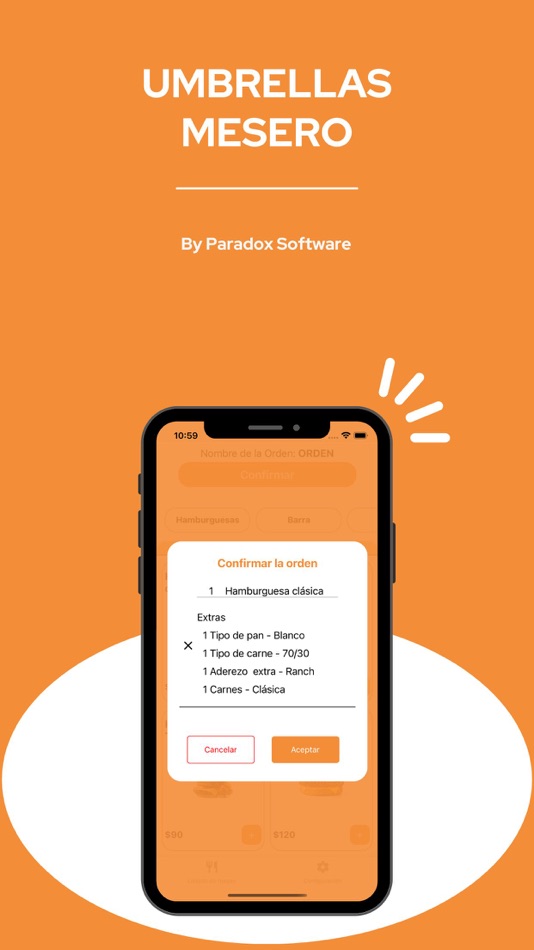 #5. Umbrellas Mesero (iOS) 由: Paradox Software Solutions Mex