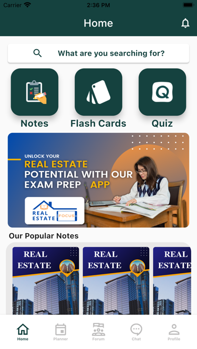 RE Focus - Real Estate Exam Screenshot