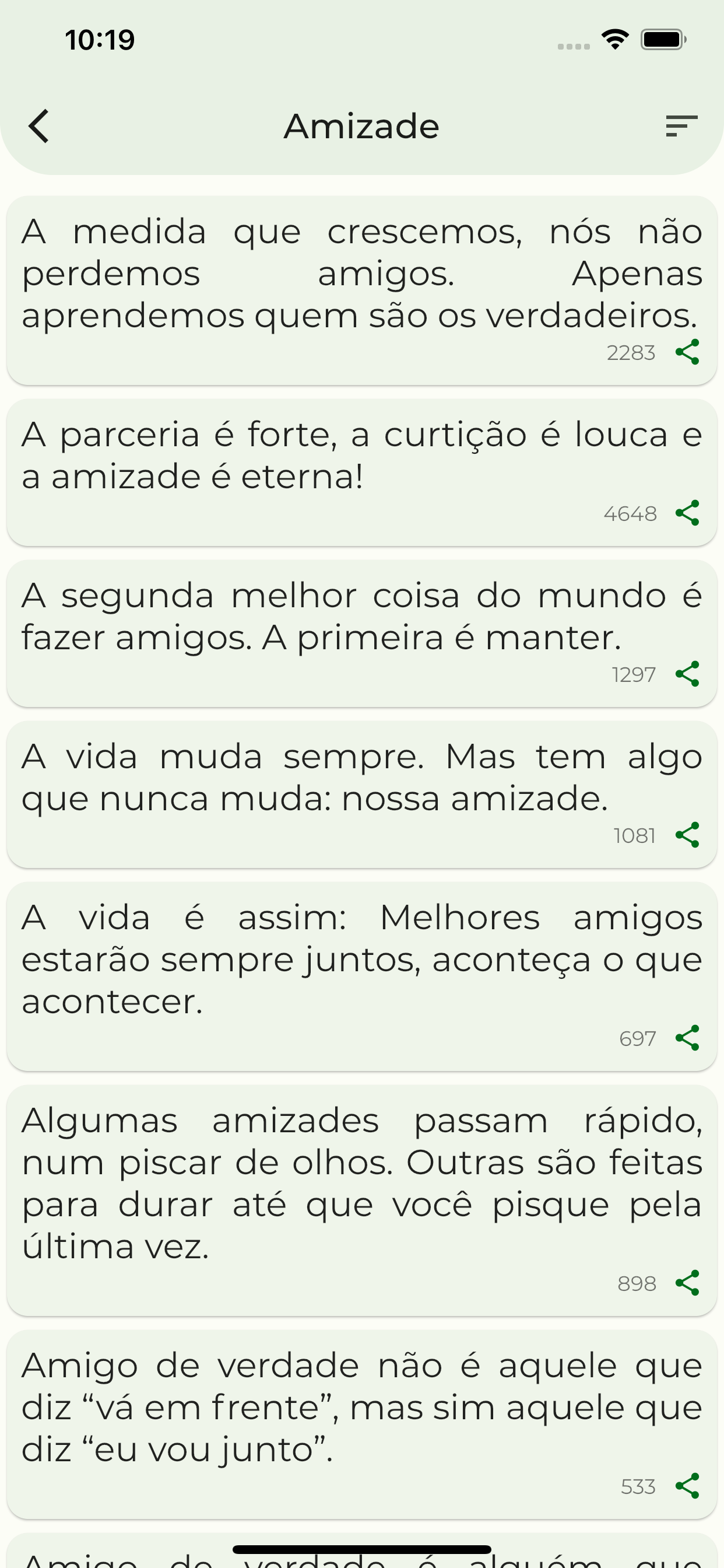 Frases Status