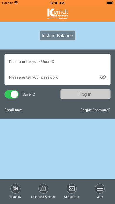 Kerndt Bank Mobile Screenshot