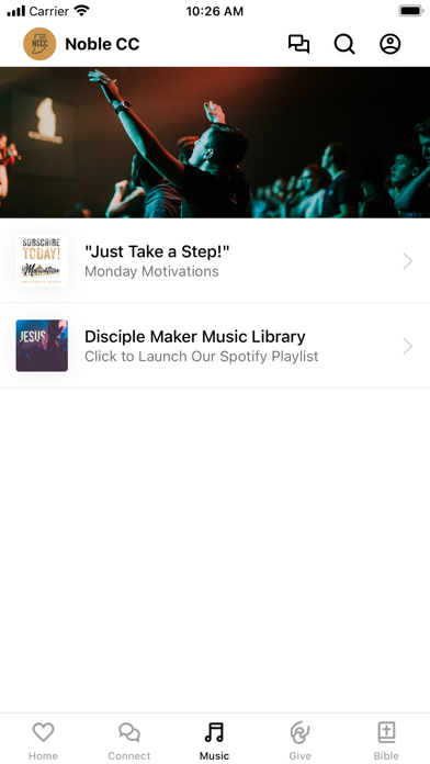 Noble County Community Church Screenshot
