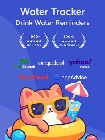 Water Tracker - iHydrateのおすすめ画像1