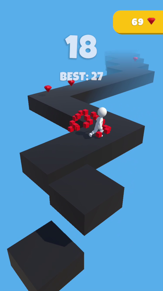 #6. Zig Zag Runner 3D (iOS) 来自: Xinger Solutions GmbH