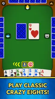 crazy eights: card games iphone screenshot 1