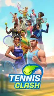 tennis clash：sports stars game iphone screenshot 3