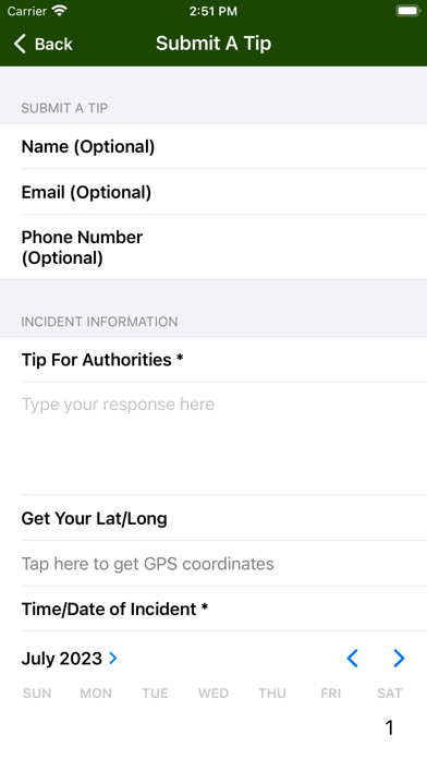 Amador County Sheriff’s Office Screenshot