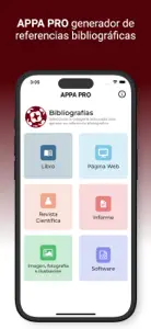 APPA Pro: Genera Bibliografías screenshot #1 for iPhone