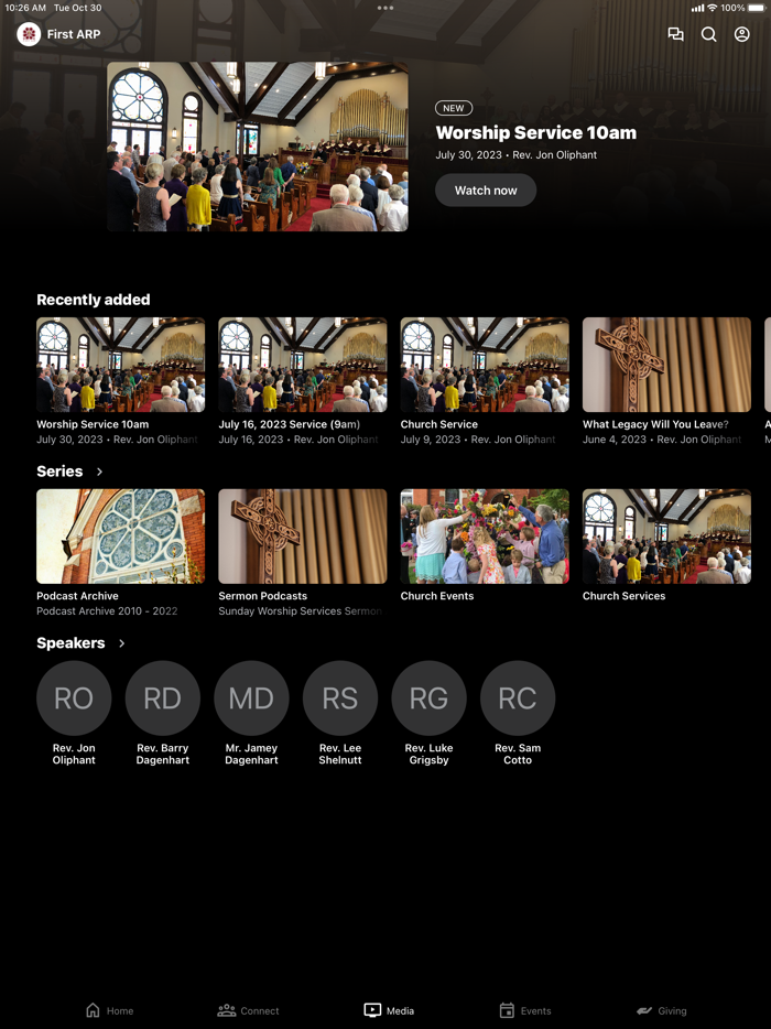 First ARP Church Rock Hill