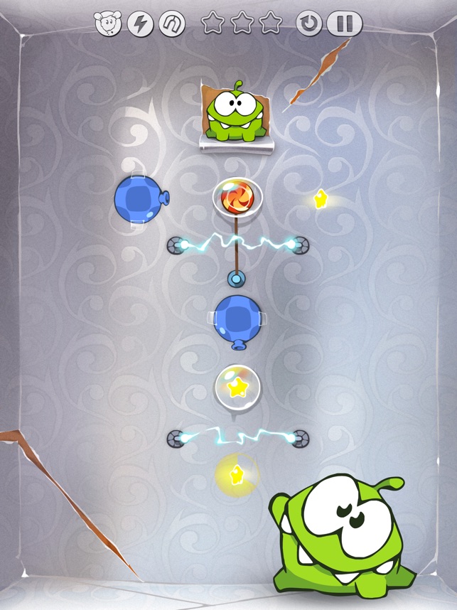 Entree Kibbles: Cut The Rope Original [Perfect 3-star Completion] for Om  Nom (iPhone)