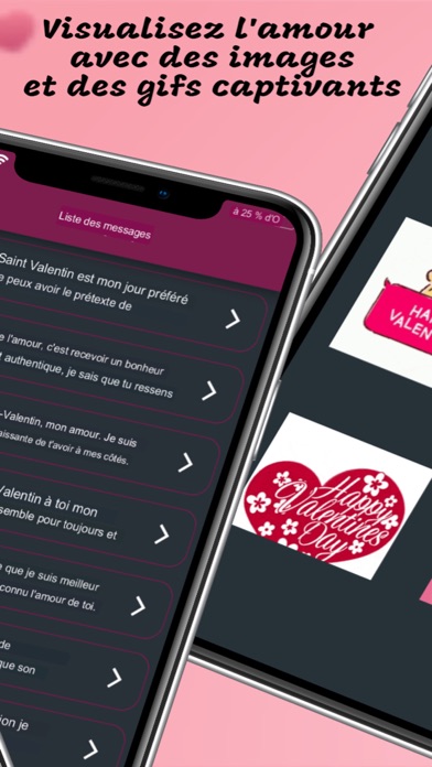 Screenshot #2 pour Saint Valentin Souhait Image