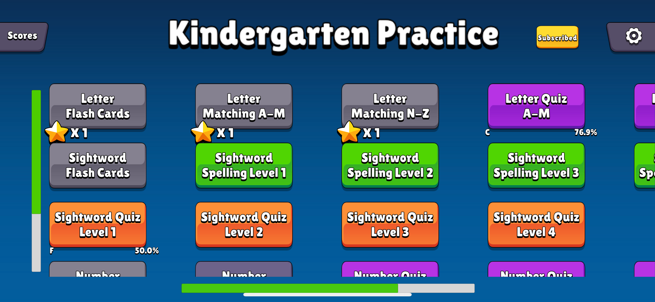 Kindergarten Practice