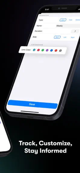 Game screenshot Contact Lens Tracker Pro & Eye apk