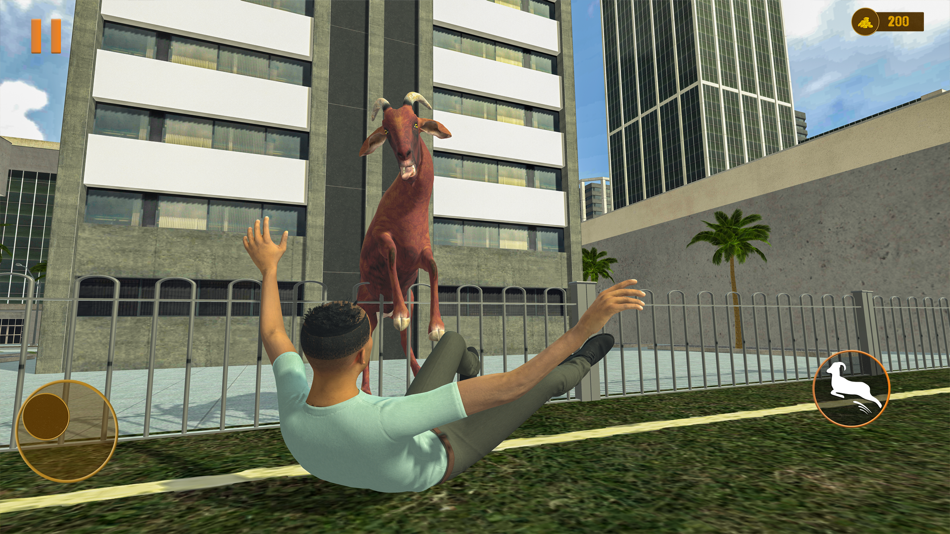 #2. Goat Rampage: Wild Simulator (iOS) Podle: Zuhaib Rasheed