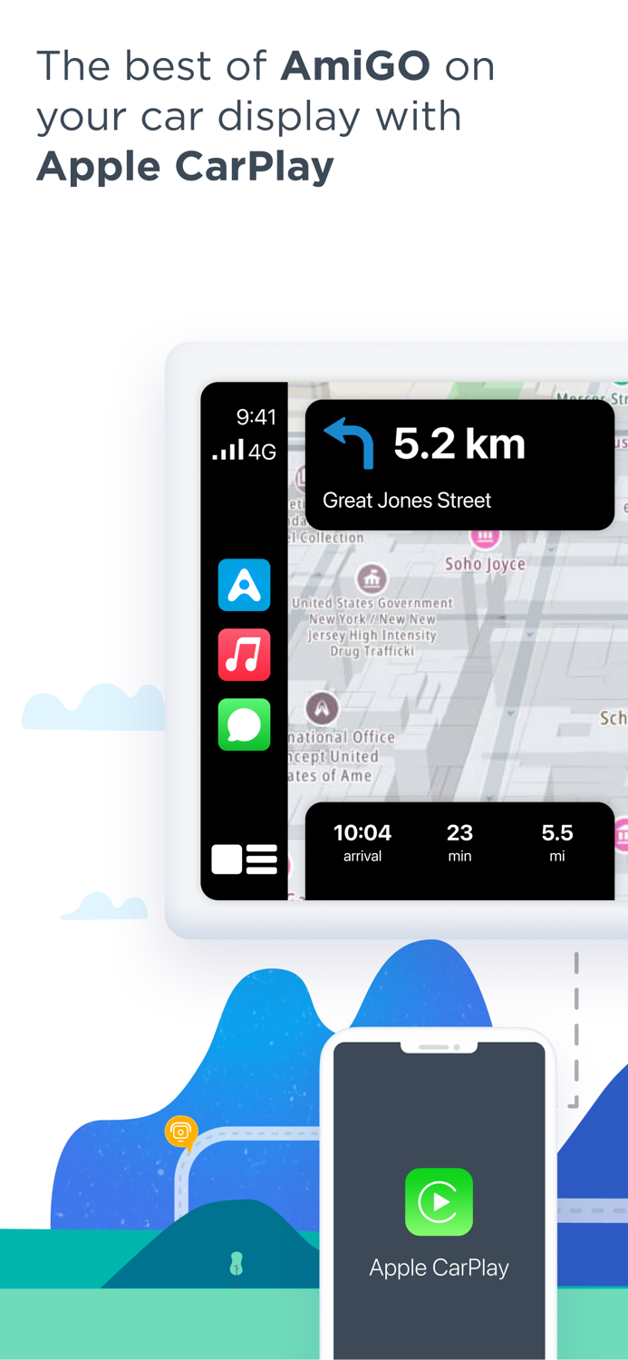 TomTom AmiGO GPS Maps Traffic