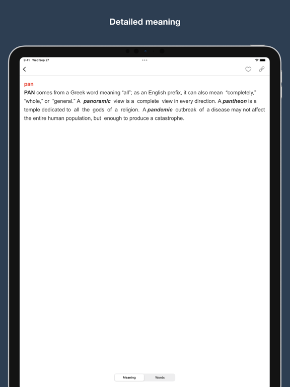 Screenshot #5 pour Classical roots and words