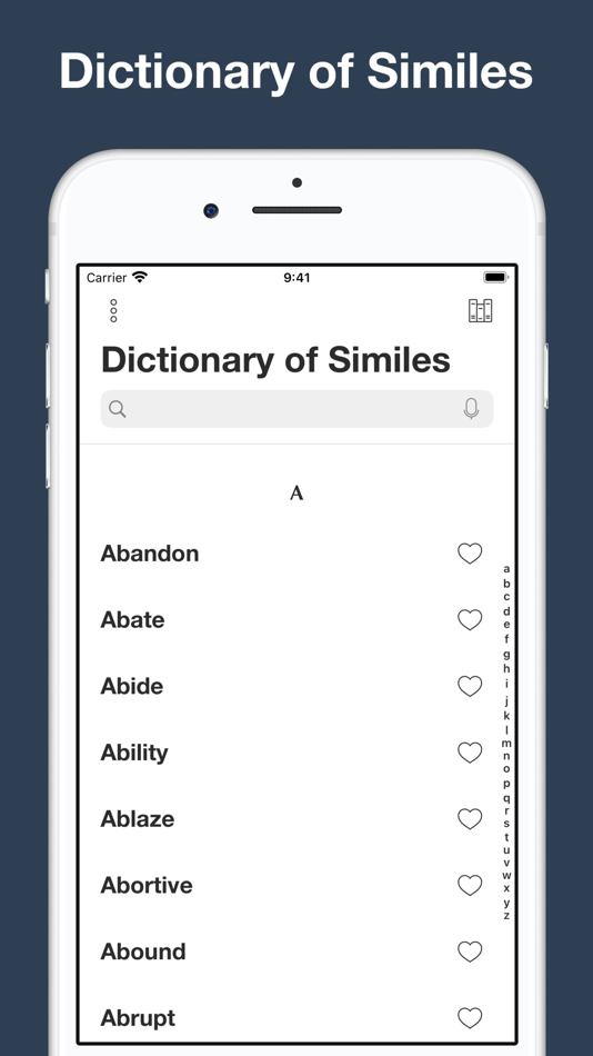 Dictionary of Similes - 2.0 - (iOS)