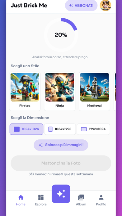 Just Brick Me: AI Avatar Maker Screenshot