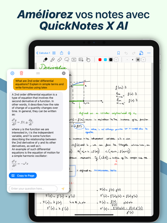 Screenshot #5 pour QuickNotes X: Notes, AI & PDF