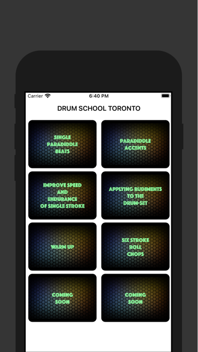 Drum School Toronto Screenshot