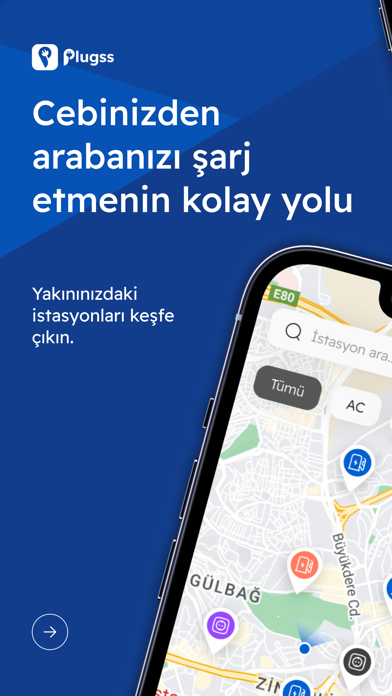 Plugss - Tüm Şarj İstasyon Ağı Screenshot