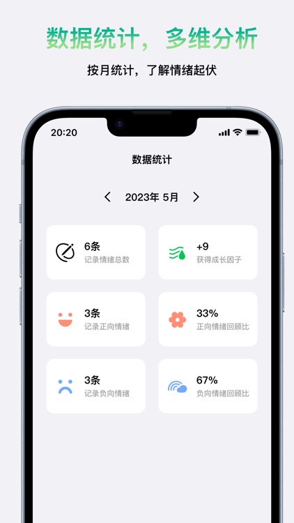 成长因子-心情记录树洞日记，敏感内耗，回顾反思复盘 screenshot-4