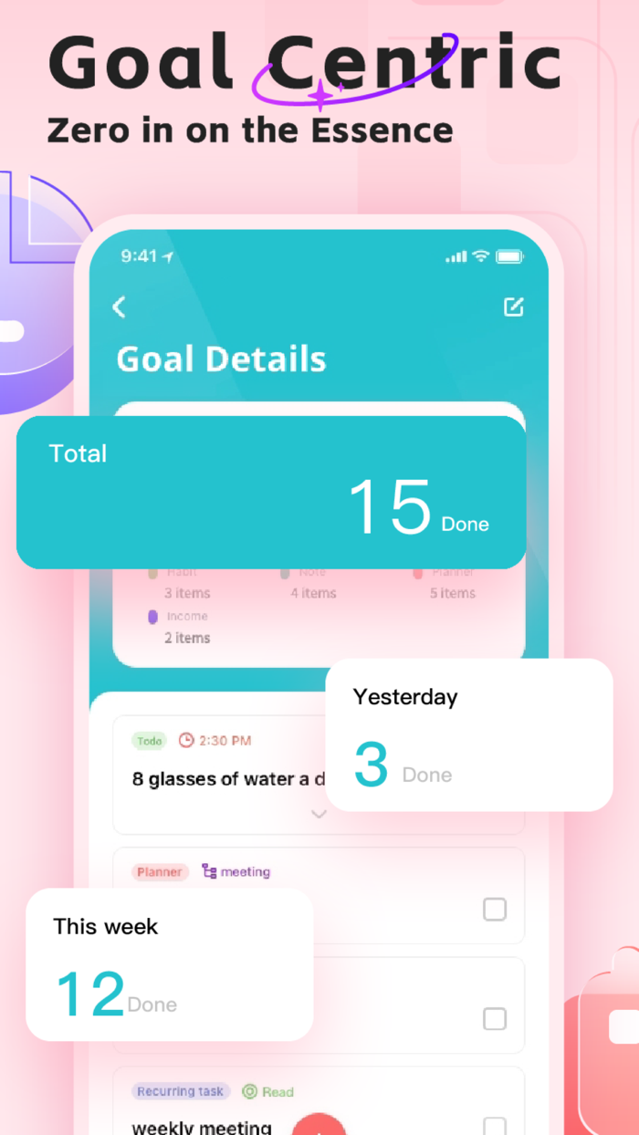 Elisi Goal Planner and Tracker