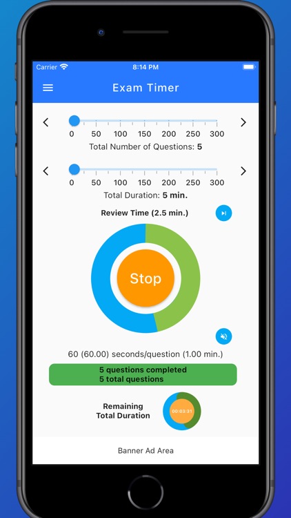 Exam Timer : Effortless, Easy screenshot-5