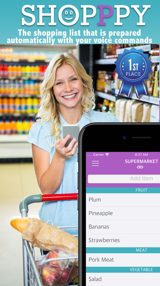 SHOPPPY  Voice Grocery List - 3.20 - (iOS)