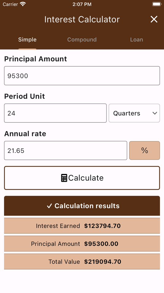 #1. InterIQ : Interest Calculator (iOS) 由: Ajay Gorasiya