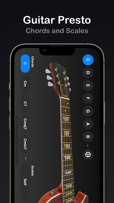 Guitar Chords, Tabs and Scales Screenshot