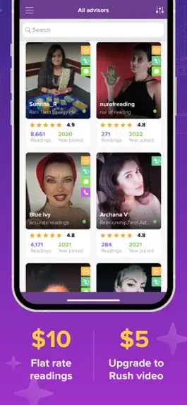 Game screenshot Purple Ocean Psychic Readings hack