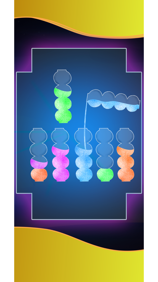 #3. Color Sort - Sand Pour Puzzle (iOS) By: Braca Innovations, Inc
