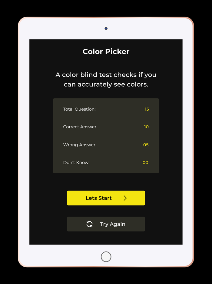 Color Name Picker - Blind Test