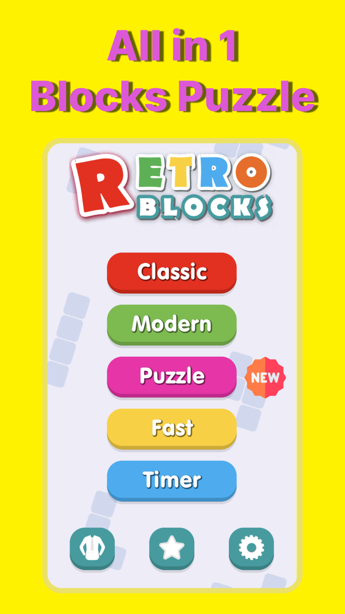 Retro Blocks Puzzle  Peconi