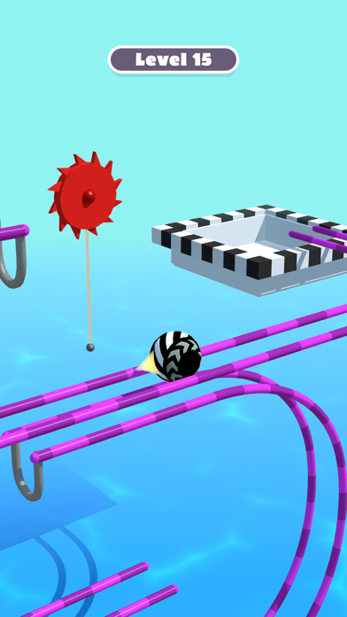 Ball On Rails Screenshot