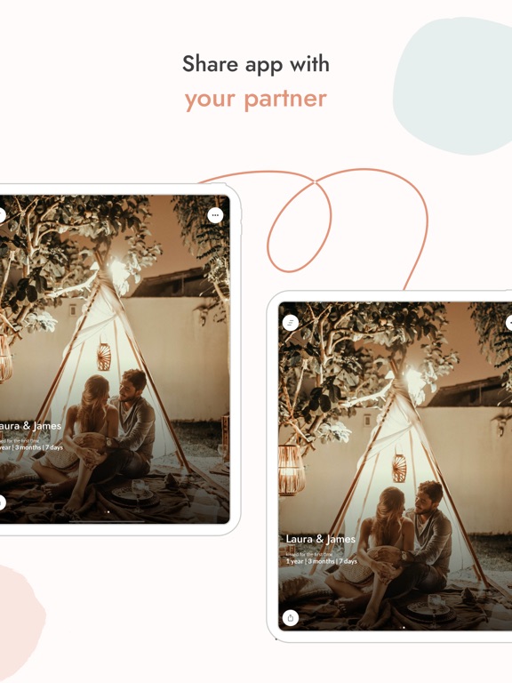 Mi & Ju – Couples App iPad screenshot 4 - Lifestyle app