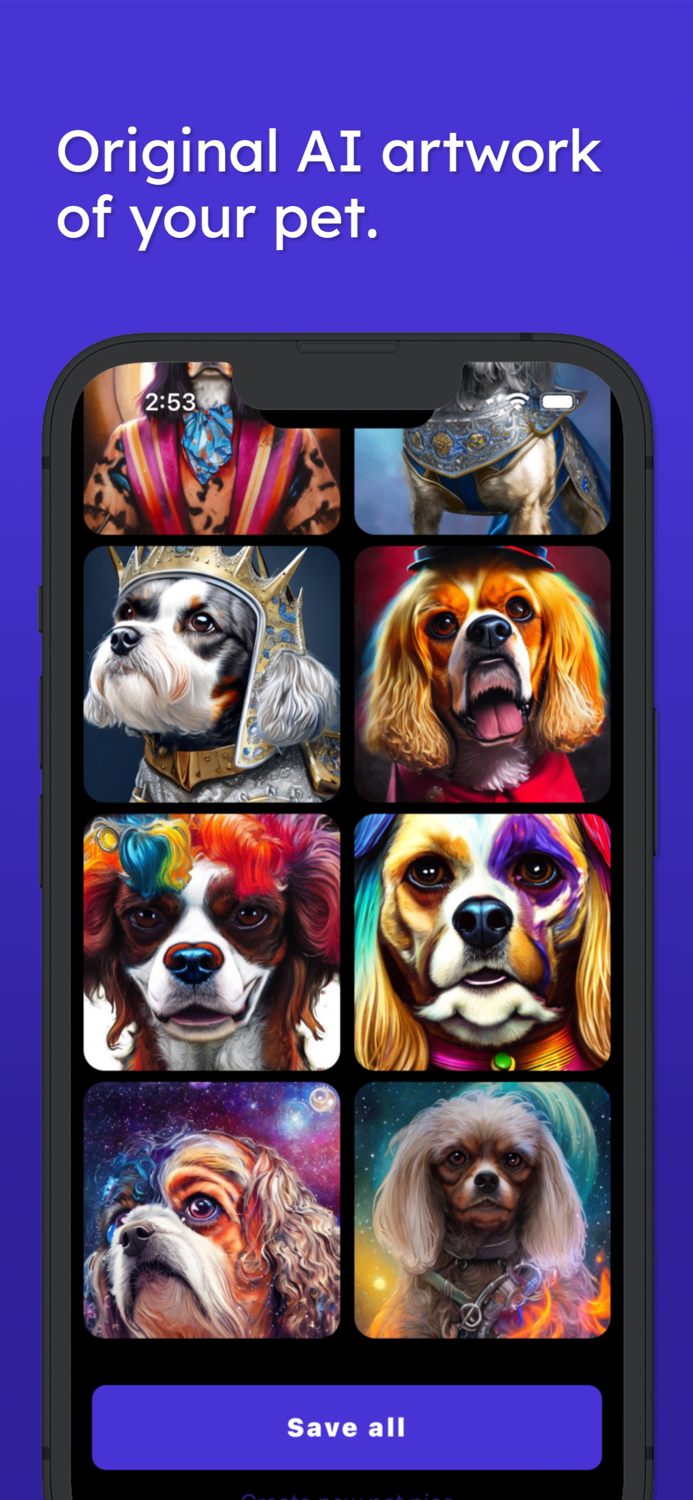 Pose for Pets AI photos  art