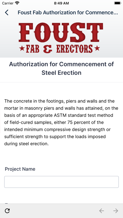 Foust Fab & Erectors Screenshot