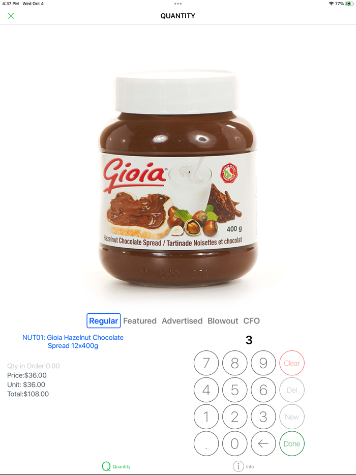 Cloud-In-Hand® Mobile Order