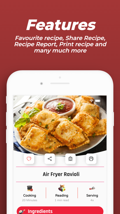 Air Fryer Food Recipes Screenshot