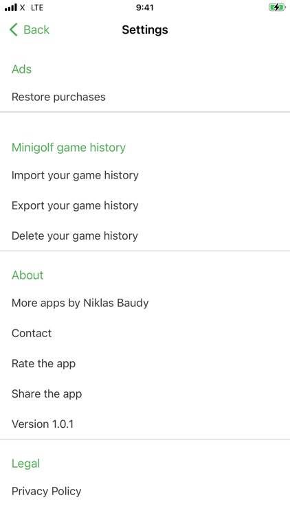 Mini Golf Scoring Card screenshot-7