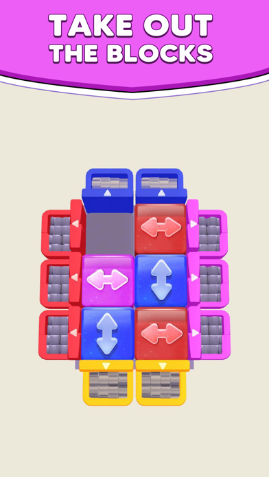 Screenshot #1 pour Color Blocks 3D: Slide Puzzle