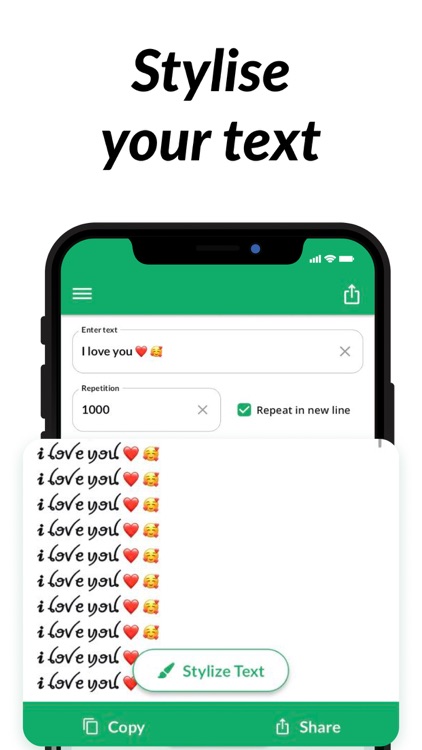 Text Repeater: Repeat Text App screenshot-4