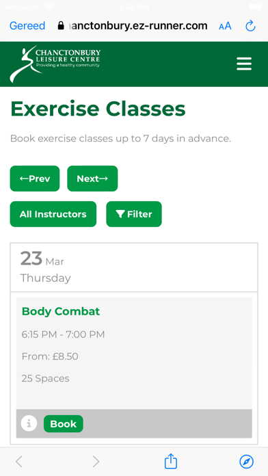 Chanctonbury Community Leisure Screenshot