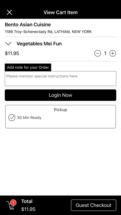 Bento Asian Cuisine Screenshot