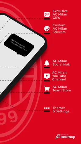 Game screenshot AC Milan Keyboard apk