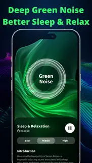 green noise sleep deep therapy iphone screenshot 1